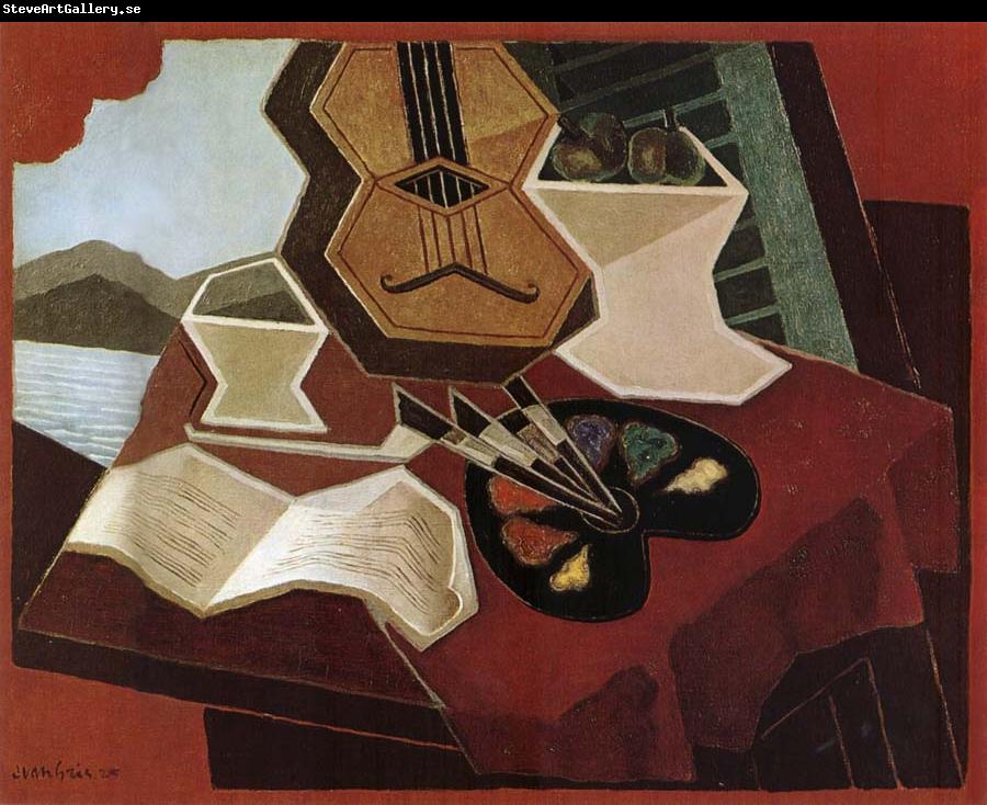 Juan Gris The table in front of sea